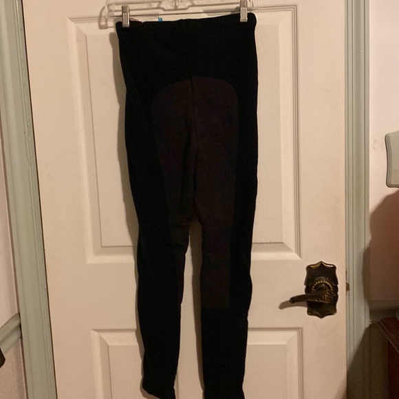 NWT State Line Tack Polartec Fleece Full Seat Riding Breeches Size S Black - Picture 4 of 9